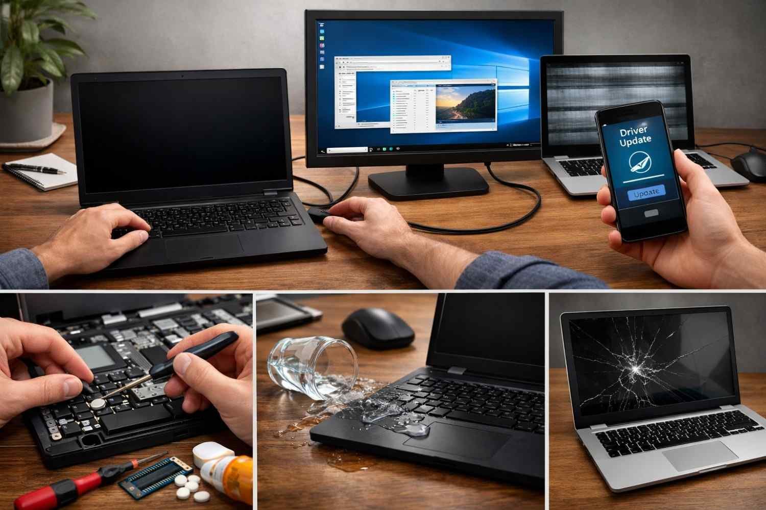How Do I Fix a Black Screen or Screen Flickering?