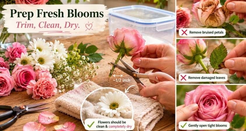 Prepare The Flowers