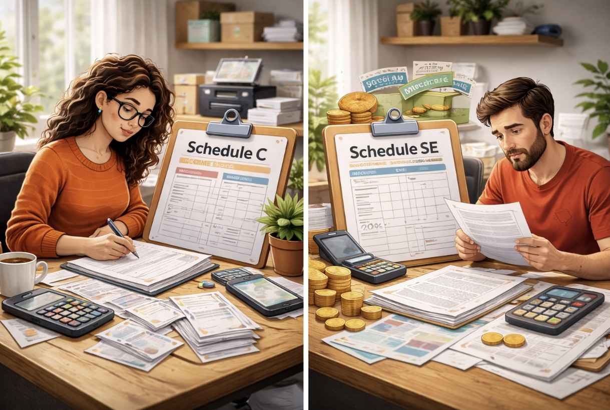 Complete the Necessary IRS Schedules